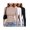 Black+white+khaki, variant on Zeagoo Women Fall Clothes 3 Pack Long Sleeve Shirts Slim Fit Mock Neck Tops