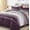 Dark Purple-King, variant on California King Black 7 Piece Boho Striped Microfiber Bed-in-a-Bag Bedding Set