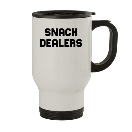 

Snack Dealers - 14oz Stainless Steel Travel Mug White