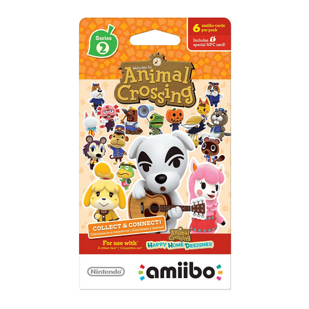 Nintendo Animal Crossing amiibo cards Series 2 6-Pack - Nintendo Wii New