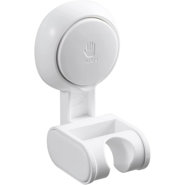Soporte para cabezal de ducha Ventosa Sin taladro Soporte para cabezal de ducha de baño extraíble Soporte de pared resistente al agua y a la humedad Soporte para cabezal de ducha ajustable de plástico oso de fresa Electrónica