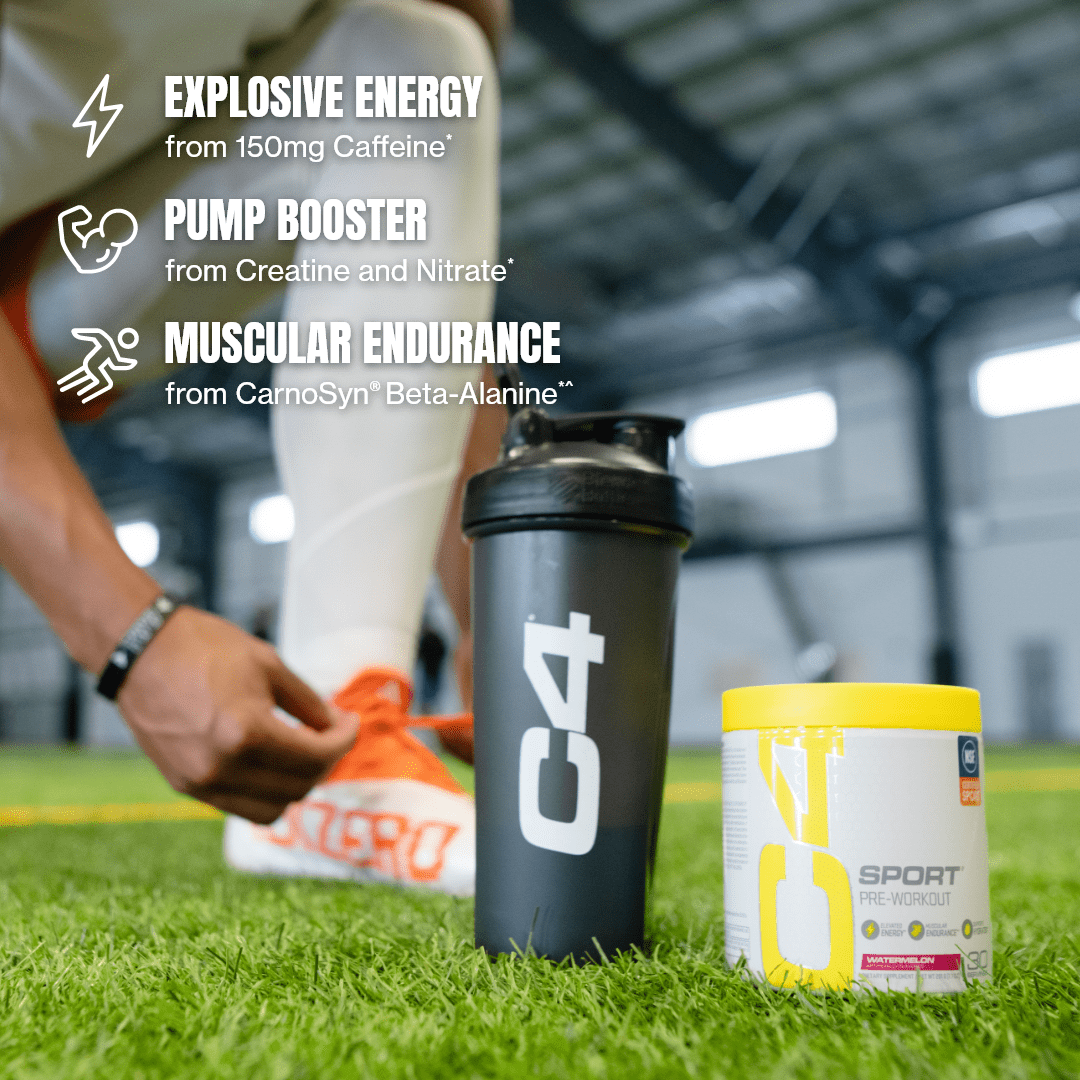 C4 Sport Pre-Workout Powder, Watermelon, 30 Servings