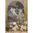 thumbnail image 2 of Alexander Rothaug 13x18 Gold Ornate Wood Frame and Double Matted Museum Art Print Titled - Demigen - Dance, Music, Love (Around 1895), 2 of 4
