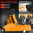 thumbnail image 3 of 2 Ton Low Profile Steel Hydraulic Trolley Workshop Floor Jack Car Lift Garage OG, 3 of 9
