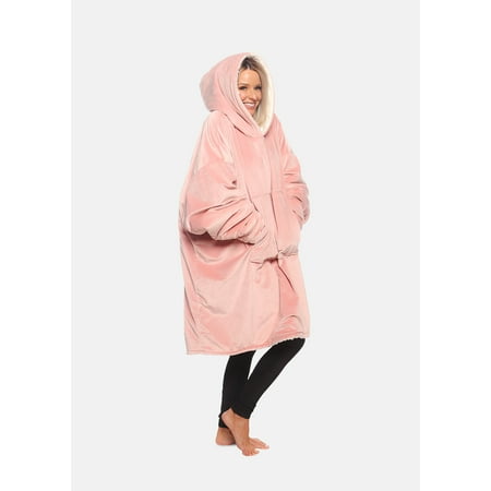 THE COMFY Original Wearable Blanket Pink color One Size Fits All Walmart