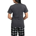 thumbnail image 2 of CafePress - Made For Each Other Cookies And Milk Pajamas - Women's Short Sleeve Print T-Shirt and Pants Charcoal Gray Cotton Pajama Set, 2 of 7