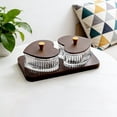thumbnail image 5 of BotaniNest 3 Tier Snack Serving Tray For Candy Dessert Elegant Party Platter With Center Handle For Entertaining, 5 of 5