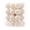 White, variant on 24 Pcs Flocked Velvet Shatterproof Christmas Ornaments, Wavy Embossed Solid & Hollow Cut Baubles, Decorative Christmas Balls for Christmas Tree Decor, Holiday Home Decor, bolas de navidad