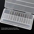 thumbnail image 4 of CAJA DE ALMACENAMENTO DE BROCAS DE 30 AGUJEROS CAJA DE SOPORTE DE BROCAS DE MANICURA CON CON DESERO ANTI POLVO PARA BROCAS DE UNADAS ORGANIZADOR, 4 of 7