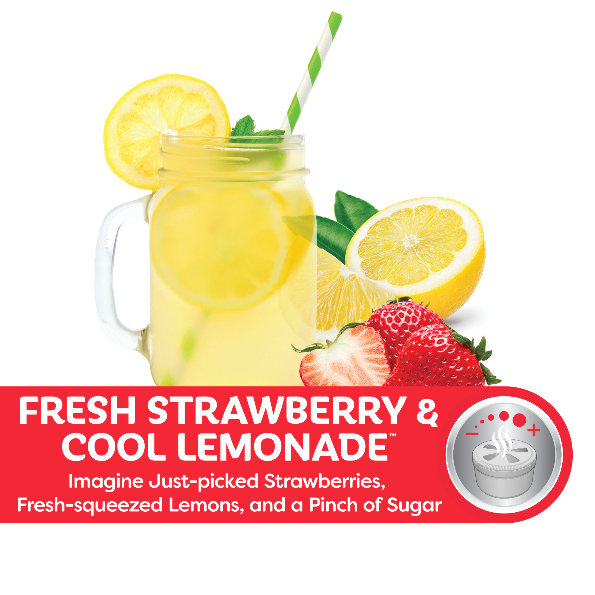 Refresh Your Car! Gel Can (Fresh Strawberry/Cool Lemonade Scent, 5 oz)