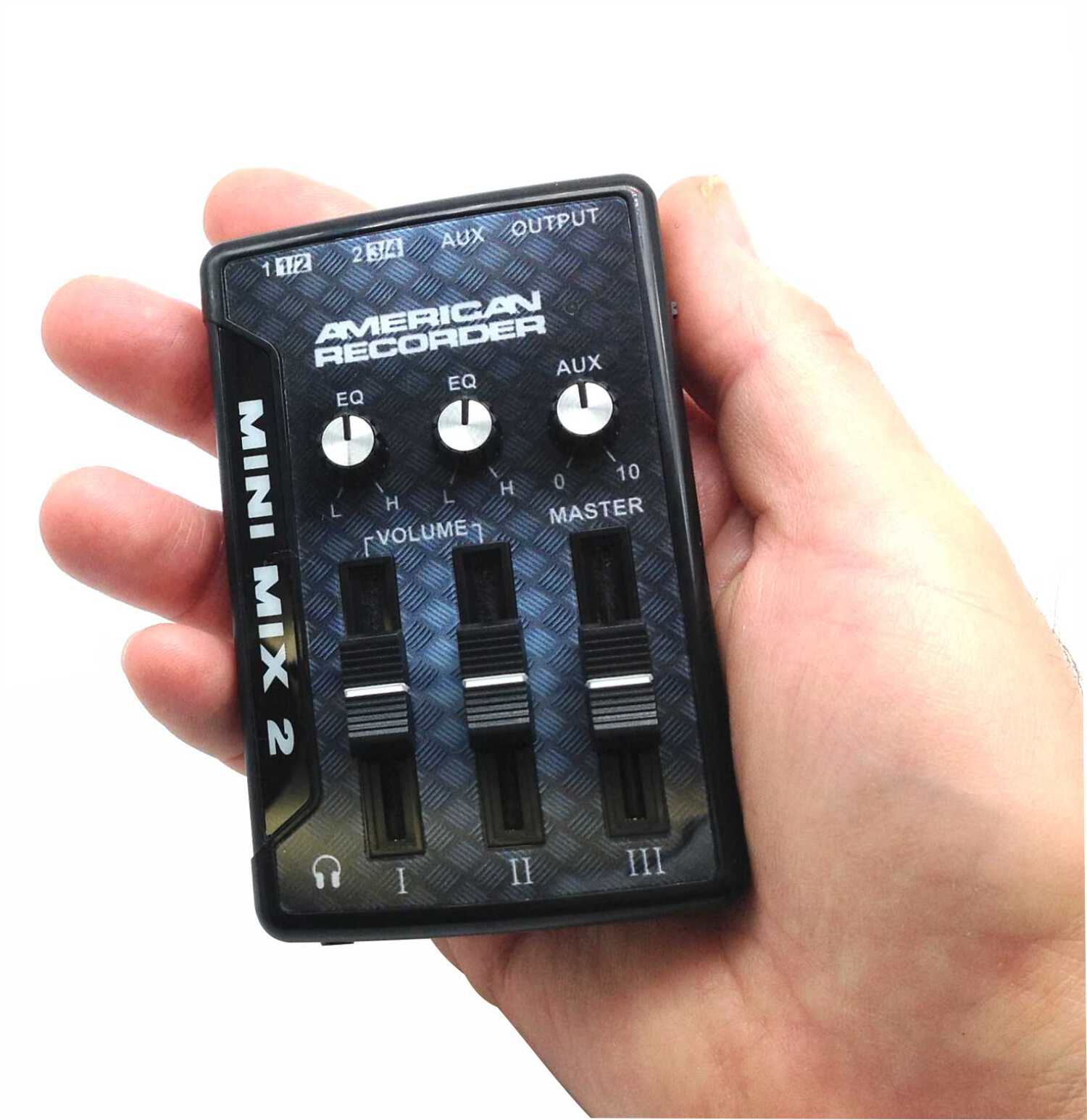 AMERICAN RECORDER Audio Mixer with USB Interface + Bluetooth Wireless Adapter