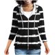 thumbnail image 2 of Heisall Womens Hoodies Spring Autumn Daily Wear Floral Print Raglan Sleeve Long Sleeve Fashion Casual Hooded with Pocket Zipper 2025 New Design Tops, 2 of 7