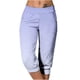 thumbnail image 1 of Pantalones Capri Casual Corbata Elástica Cintura Suelta Larga, Sólida con Bolsillos para el Hogar, Ropa de Dormir Y Todas las Estaciones, 1 of 6
