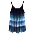 thumbnail image 4 of Puntoco Blusas de cuello cuadrado, blusas casuales de moda para mujer, camisetas holgadas estampadas, camisolas de cuello redondo, 4 of 5