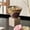 A, variant on Vintage Handmade Ceramic Coffee Mug - Rustic Funnel-Shaped Pottery Cup for Cold Brew, Tea, and Water - 200ml Capacity