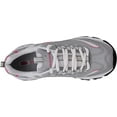 thumbnail image 3 of Skechers Women's D'Lites Original Lace-Up Sneaker, Grey/Pink, 8.5 M US, 3 of 7