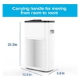 thumbnail image 2 of Home Air Purifier , with Multiple Speeds Timer True HEPA to Safely Remove Dust, Pollen, Allergens, Odor , High-Efficiency, 2 of 6