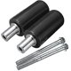 thumbnail image 1 of Protector anticolisión universal para deslizadores de marco de motocicleta, barra anticaídas para motocicleta (negro, 2 unidades), 1 of 5