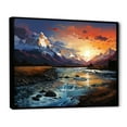thumbnail image 2 of Designart "Mountain Majesty South America" Landscapes Floater Framed Canvas Print, 2 of 7