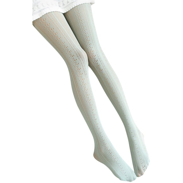 Outfmvch Collants Résille, Bas Collants Dentelle Collants Ajustés Chaussettes Bas Transparents Bas Creux Collants Doublés en Molleton Femmes Collants Chauds Vert Taille Unique
