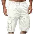 thumbnail image 2 of Mens Casual Shorts Colorful Striped Sports Beach Shorts Mens Pant Cargo Pants For Men Women, 2 of 6