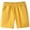 Yellow, variant on BLVB Boys Girls Pull on Jogger Shorts Kids Casual Cotton Sweat Lounge Shorts with Pockets Toddler Summer Clothes