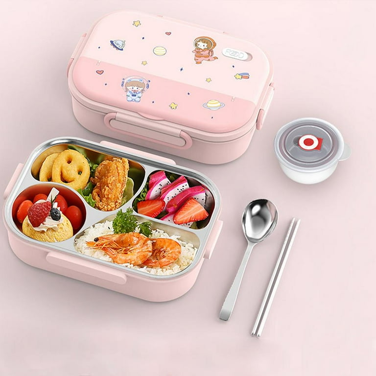 Bento Lunch Box 4 Compartment with Lid - PACK50/CTN600 (12PKT X 50'S)