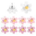 thumbnail image 1 of 10/20/30Pcs Flower Head Push Pins Notice Board Thumb Tacks Cork Board Pins for Notice Board Display Picture Notes Memos Multicolor, 1 of 4