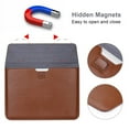 thumbnail image 5 of Laptop Bag PU Leather Sleeve Bag Waterproof Case For Macbook Air Pro 13, 5 of 7