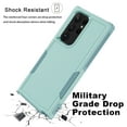 thumbnail image 5 of For Samsung Galaxy S23 Ultra Phone Case, Ebizware Dual Layer Shockproof Case [Military Grade Drop Tested] Heavy Duty Full Body Protective Cover for Galaxy S23 Ultra - Mint Green, 5 of 8