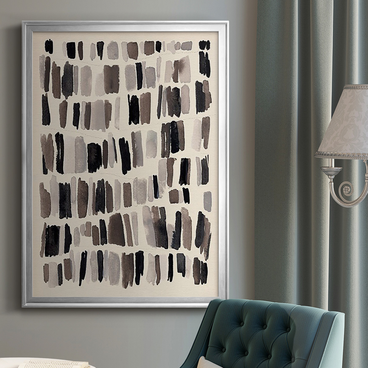 Chalk and Flint II Premium Framed Print, in Gold, Black, or Silver - Ready to Hang
