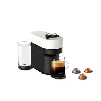 Nespresso Vertuo Pop+ Coffee and Espresso Machine by Breville, Coconut White