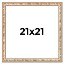 21x21 Frame White Real Wood Picture Frame Width 1.5 inches | Interior Frame Depth 0.5 inches |
