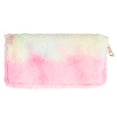 thumbnail image 1 of EeaseCA 1Pc Creative Wallet Comfortable Plush Wallet Women Purse Zippered Handbag, 1 of 8