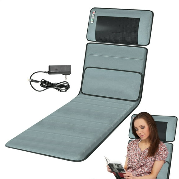 Full Body Massage Mat Lightweight Whole Body Electric Vibrating Mat Multifunctional Electric Bed Massager Tool for Back Neck Hip Waist