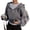 Dark Gray L, variant on Autumn Spring Women Coat Hooded Drawstring Long Sleeves Pockets Zip-up Elastic Cuff Hem Loose Sport Hoodie Casual Daily Wear Jacket
