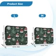 thumbnail image 4 of FORMRS 15"-15.6" Laptop Sleeve Protective Case Soft Carrying Quilted Computer Bag Cover, Green Christmas Hats, 4 of 7