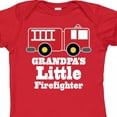 thumbnail image 4 of Inktastic Grandpa Little Firefighter Boys Fire Truck Boys Baby Bodysuit, 4 of 5