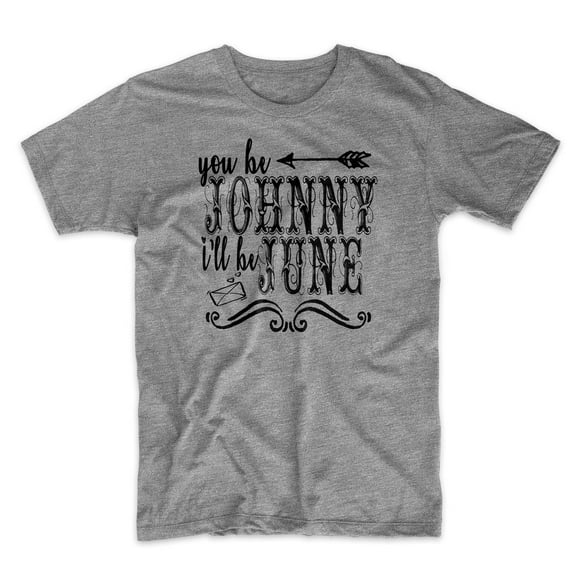 Mighty Circus Johnny and June T-Shirt - Gray, Large