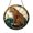 Acrylic 3.5 Inch, variant on Leopard Wildlife Scene Suncatcher Window Hanging, Vibrant Stained Glass Style Jungle Decor, Gift Choice