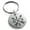 Silver, variant on Stainless Steel Love Arrow Compass Engraved Small Medallion Circle Charm Keychain Keyring
