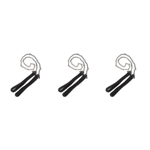 Scienceny Sierra de cadena Manual de acero, mango de cable de paracaídas, equipo para exteriores, herramienta de viaje para senderismo para Type1 NO1