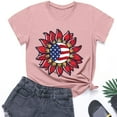 thumbnail image 2 of ZACPNCV Flag Shirt for Toddler Kids Boys Girls USA Flag T-Shirt 4th of July Shirt Patriotic Tee Tops Pink 7-8 Years, 2 of 9