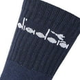 thumbnail image 2 of Calcetines de Tenis Unisex Diadora - Paquete de 12, Logotipo Azul oscuro 43-46, 2 of 3