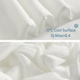 thumbnail image 3 of Flxxie Double-Sided Cooling Toddler Comforter, Lightweight and Breathable Cooling Throw Blanket, Q-Max 0.45, 50 x 60 inches, White, 3 of 5