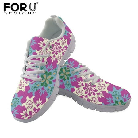 

Women s Comfortable Sneakers with Traditional Tribal Printing Wear-resistant Flats Leisure Ladies Daily Mesh Shoes