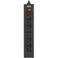 thumbnail image 2 of Tripp Lite Safe-IT 6-Outlet Surge Protector - 10 ft. Spiral Cord, 5-15P Plug, 300 Joules, Antimicrobial Protection, Black (tlp610coilam), 2 of 7