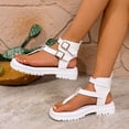 thumbnail image 4 of Tranfacy Chaussures d'Été, Sandales à Plateforme pour Femmes, Sandales de Plage Mode Décontractées Polyvalentes et Raffinées pour Femmes avec Décoration, Mode Printemps et Été, 4 of 4