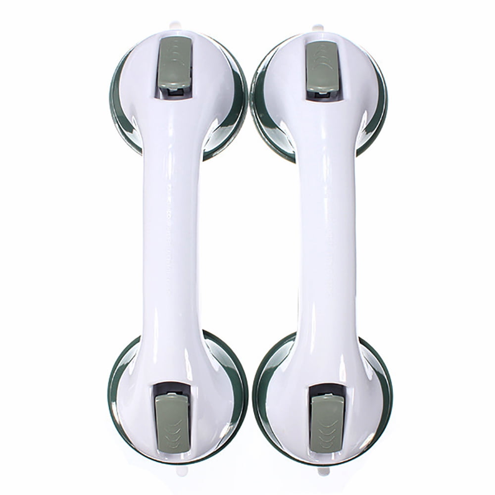 Oaktree Shower Handle 2 Pack 12 inch Grab Bars for Bathroom Shower Handle with Strong Hold Suction Cup Grip Grab in Bathroom Bath Handle Grab Bars for Bathroom Safety Grab Bar