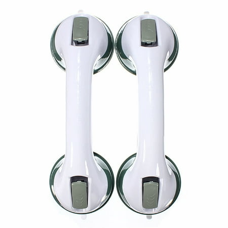 Feiona Shower Handle 2 Pack 12 inch Grab Bars for Bathroom Shower Handle with Strong Hold Suction Cup Grip Grab in Bathroom Bath Handle Grab Bars for Bathroom Safety Grab Bar